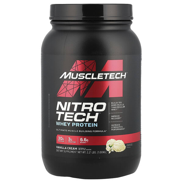 msc70325_v_53.jpg Nitro-Tech™ Whey Protein, ванильный крем, 1 кг (2,21 фунта) — MuscleTech