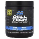 Cell Tech™, гидрохлорид креатина+, с нейтральным вкусом, 211 г (7,45 унции) — MuscleTech