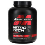 Nitro Tech Ripped, нежирный протеин + снижение веса, брауни с шоколадной помадкой, 1,82 кг (4,01 фунта) — MuscleTech