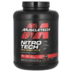 Nitro Tech, 100% Whey Gold, сывороточный протеин, со вкусом двойного шоколада, 2,27 г (5 фунтов) — MuscleTech