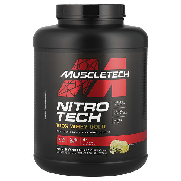 msc71051_v_51.jpg Nitro-Tech™ 100% Whey Gold, крем с французской ванилью, 2,27 кг (5 фунтов) — MuscleTech