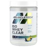ISO Whey Clear, сверхчистый изолят сывороточного протеина, лимонно-ягодная вьюга, 503 г (1,11 фунта) — MuscleTech