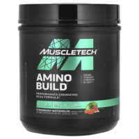Amino Build, аминокислоты, со вкусом клубники и арбуза, 593 г (20,92 унции) — MuscleTech