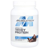 100% сывороточный протеин травяного откорма, тройной шоколад, 816 г (1,80 фунта) — MuscleTech