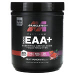 Platinum, 100% EAA+, фруктовый пунш, 393 г (13,86 унции) — MuscleTech