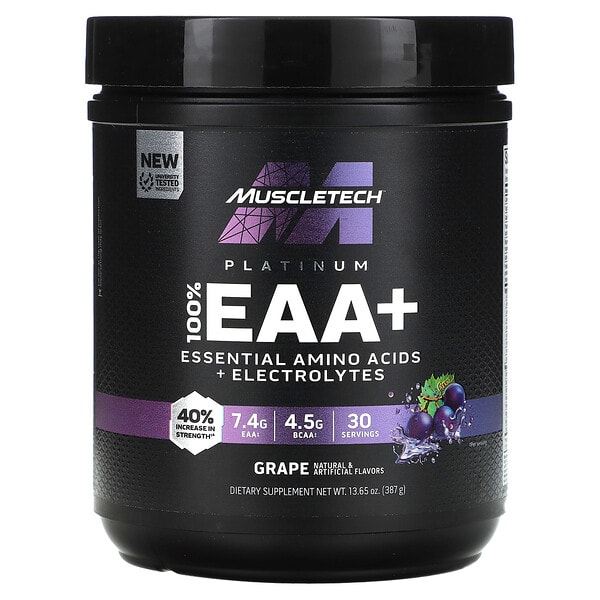 msc71757_v_8.jpg Platinum, 100% EAA+, со вкусом винограда, 387 г (13,65 унции) — MuscleTech
