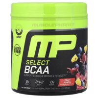 Select BCAA, со вкусом фруктового пунша, 270 г (9,5 унции) — MusclePharm