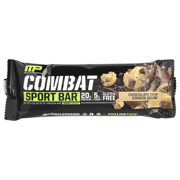 msf37233_v_3.jpg Combat Sport Bar™, тесто для шоколадного печенья, 57 г (2,01 унции) — MusclePharm