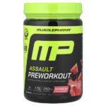 Assault®, предтренировочный комплекс, со вкусом арбуза, 344 г (12,1 унции) — MusclePharm