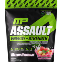Assault Energy + Strength, предтренировочный комплекс, хвача с дыней, 351 г (12,4 унции) — MusclePharm