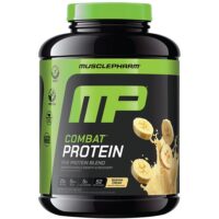 Combat® Protein, протеин с банановым кремом, 1,84 кг (4,1 фунта) — MusclePharm