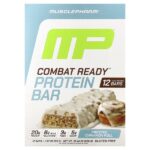Протеиновый батончик Combat Ready™, булочка с корицей, 12 батончиков, 53 г (1,87 унции) — MusclePharm