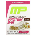 Протеиновый батончик Combat Ready™, праздничный торт с конфетти, 12 батончиков по 53 г (1,87 унции) — MusclePharm