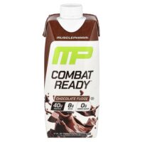 Combat Ready™, протеиновый коктейль, шоколадная помадка, 500 мл (17 жидк. унций) — MusclePharm