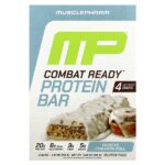 Протеиновый батончик Combat Ready™, булочка с корицей, 4 батончика, 53 г (1,87 унции) — MusclePharm