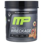 Pro Series Wreckage™, предтренировочный комплекс, кусочки кислого персика, 440 г (15,5 унции) — MusclePharm