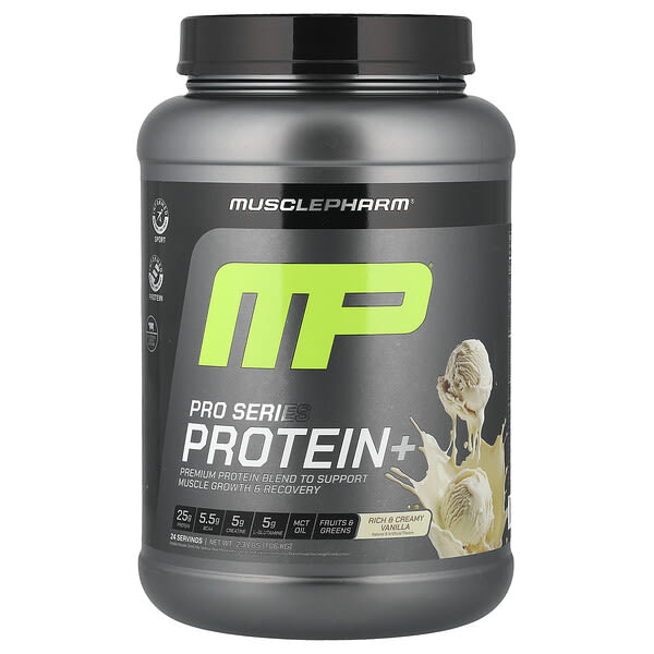 msf50292_v_8.jpg Pro Series Protein+, насыщенный и сливочный ванильный вкус, 1,06 кг (2,3 фунта) — MusclePharm