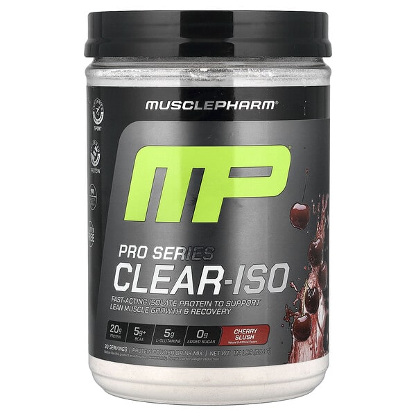 msf50294_v_8.jpg Pro Series Clear-ISO, протеиновая смесь для приготовления напитка, вишневая каша, 520 мг (1,14 фунта) — MusclePharm