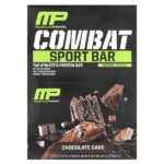 Батончики Combat Sport, шоколадный торт, 12 батончиков, 57 г (2,01 унции) — MusclePharm