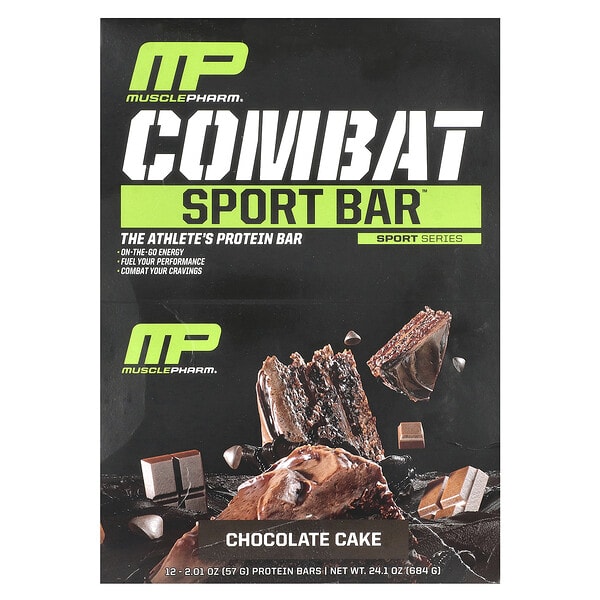 msf52632_v_33.jpg Батончики Combat Sport, шоколадный торт, 12 батончиков, 57 г (2,01 унции) — MusclePharm
