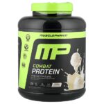 Combat®, протеиновый порошок, со вкусом ванильного мороженого, 1,84 кг (4,1 фунта) — MusclePharm