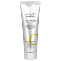 Vita C Plus Ascorbic Acid, Очищающая пенка для чистки лица, 4,05 жидких унций (120 мл) — Missha