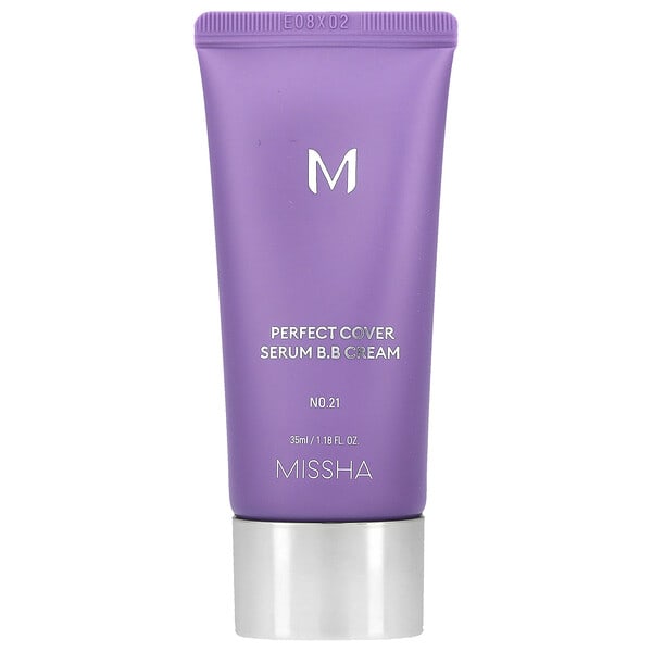 msh95817_v_20.jpg Perfect Cover Serum, BB-крем, № 21 светлый бежевый, 35 мл (1,18 жидк. унции) — Missha