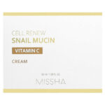 Cell Renew Snail Mucin, крем с витамином C, 50 мл (1,69 жидк. Унции) — Missha — изображение 2