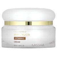 Cell Renew Snail Mucin, крем с витамином C, 50 мл (1,69 жидк. Унции) — Missha