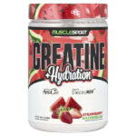 Creatine + Hydration, клубника и арбуз, 300 г (10,58 унции) — MuscleSport