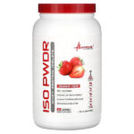 ISOpwdr, изолят сывороточного протеина, клубничный крем, 690 г — Metabolic Nutrition