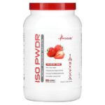ISOpwdr, изолят сывороточного протеина, клубничный крем, 1380 г — Metabolic Nutrition