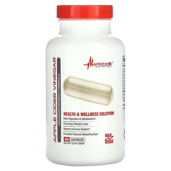 mtb30909_v_8.jpg Яблочный уксус, 90 капсул — Metabolic Nutrition