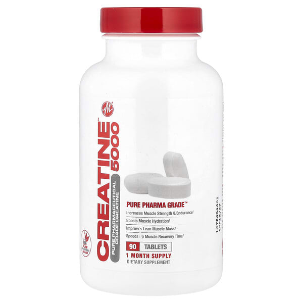 mtb32090_v_8.jpg Creatine 5000™, 90 таблеток (1666 мг в каждой таблетке) — Metabolic Nutrition