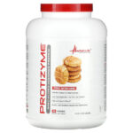Protizyme, Specialized Designed Protein, печенье с арахисовой пастой, 1820 г (4 фунта) — Metabolic Nutrition