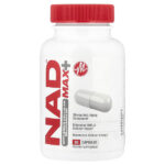 NAD MAX +™, омолаживающее средство на клеточном уровне, 30 капсул — Metabolic Nutrition
