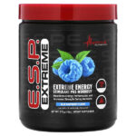 ESP Extreme Energy Stimulant Pre-Workout, синяя малина, 275 г (10 унций) — Metabolic Nutrition