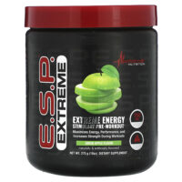 ESP Extreme Energy Stimulant Pre-Workout, зеленое яблоко, 275 г (10 унций) — Metabolic Nutrition
