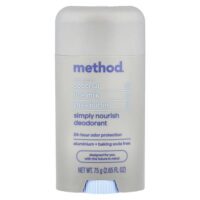 Дезодорант, Simply Nourish, 75 г (2,65 жидк. Унции) — Method
