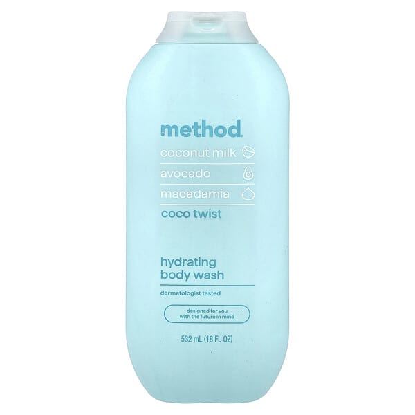 mtd11137_v_8.jpg Увлажняющий гель для душа, Coco Twist, 532 мл (18 жидк. Унций) — Method