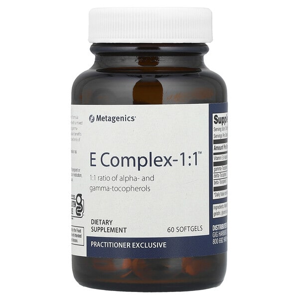 mtg01499_v_9.jpg E Complex — 1: 1™, 60 мягких таблеток — Metagenics