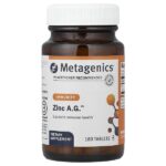 Zinc AG™, 180 таблеток (20 мг в 1 таблетке) — Metagenics