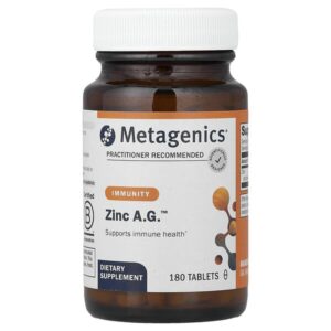 Zinc AG™, 180 таблеток (20 мг в 1 таблетке) — Metagenics