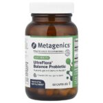 UltraFlora®, пробиотик для восстановления баланса, 55 мг (15 млрд КОЕ), 60 капсул — Metagenics