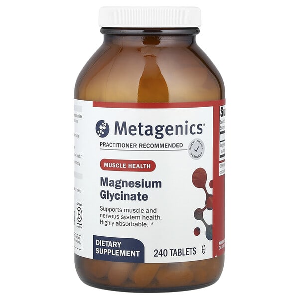 mtg91020_v_25.jpg глицинат магния, 100 мг, 240 таблеток — Metagenics