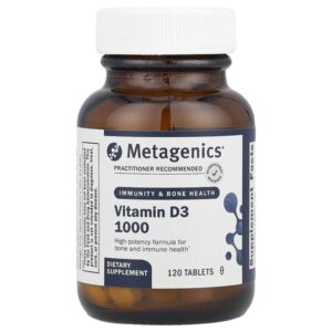Витамин D3 1000, 25 мкг (1000 МЕ), 120 таблеток — Metagenics