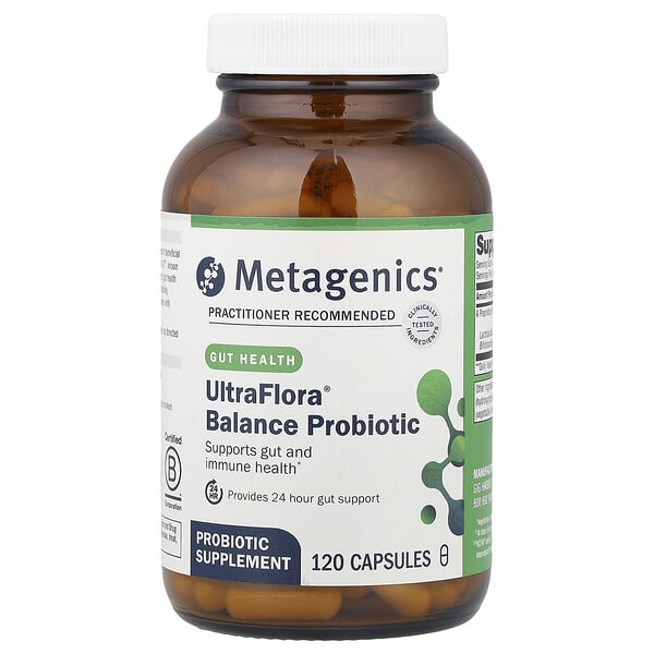 mtg92740_v_32.jpg UltraFlora® Balance Probiotic, 55 мг (15 млрд КОЕ), 120 капсул — Metagenics