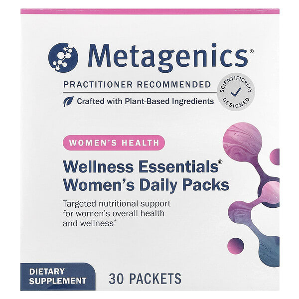mtg92955_v_38.jpg Wellness Essentials®, ежедневные наборы для женщин, 30 пакетиков — Metagenics