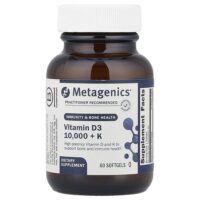 витамин D3 10 000 с витамином K, 60 капсул — Metagenics