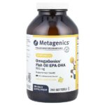 OmegaGenics®, рыбий жир с ЭПК и ДГК, натуральный лимонный вкус, 500 мг, 240 капсул — Metagenics